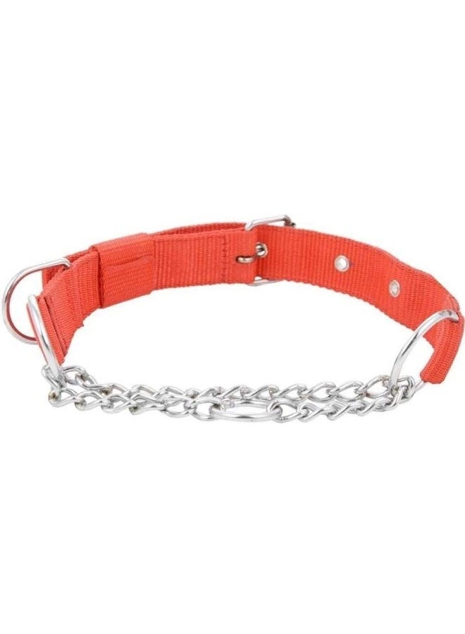 KittuPet Combo of Dog Choke Collar with Comfortable D Rable Training Rope Leash for Dogs Suitable for All Breeds. (Medium, Red) - Image 3